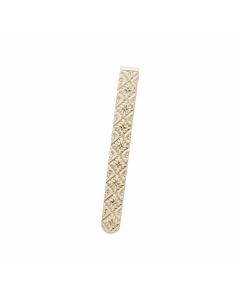 Pre-Owned 9ct Yellow Gold Patterned Tie Slide
