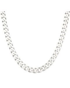Pre-Owned Silver 20 Inch Heavy Curb Chain Necklace