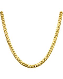 New 9ct Gold 24 Inch Solid Miami Cuban Curb Chain Necklace 2.1oz