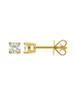 New 18ct Yellow Gold 0.35ct Diamond Stud Earrings