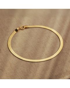 New 9ct Yellow Gold 7" Herringbone Bracelet