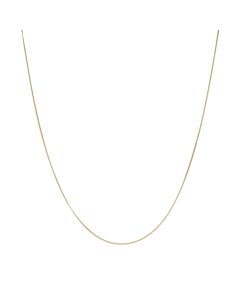 New 9ct Yellow Gold 18" Slim Link Curb Chain Necklace