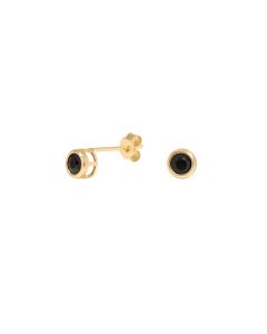 New 9ct Yellow Gold Sapphire Stud Earrings