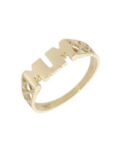 New 9ct Yellow Gold Mum Ring