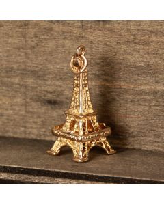 Pre-Owned Vintage 1965 9ct Yellow Gold Eiffel Tower Charm