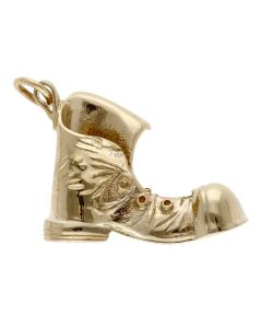 Pre-Owned Vintage 1965 9ct Yellow Gold Old Boot Charm