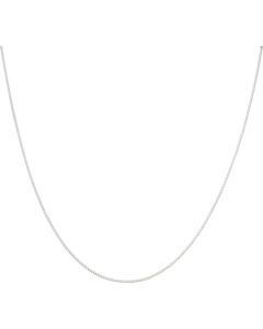 New Sterling Silver 16" Fine Curb Link Chain Necklace