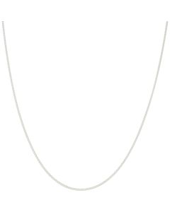 New Sterling Silver Fine Curb Chain Necklace