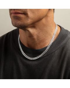 Sterling Silver Double Curb Chain 20