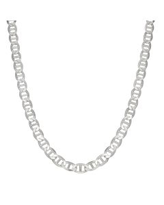 New Sterling Silver 22" Anchor Link Chain Necklace