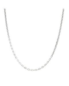 New Sterling Silver 18" Diamond-Cut Belcher Chain Necklace