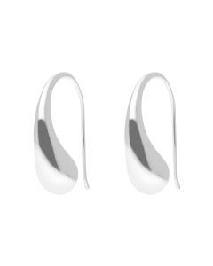 New Sterling Silver Hook Through Classic Drop Earrings