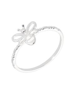 New Sterling Silver Manchester Bee Ring