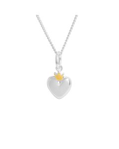 New Sterling Silver Princess Crown Pendant & 14" Necklace