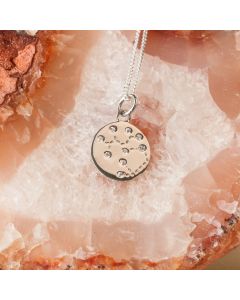 Silver Sagittarius Constellation Cubic Zirconia Pendant & Chain