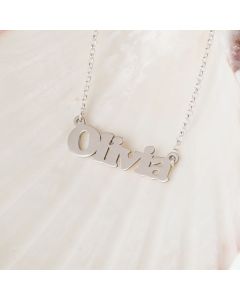 SIL OLIVIA NAME NECKLACE