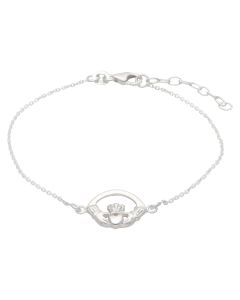 New Sterling Silver Claddagh Bracelet