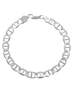 New Sterling Silver 8.5" Anchor Link Bracelet