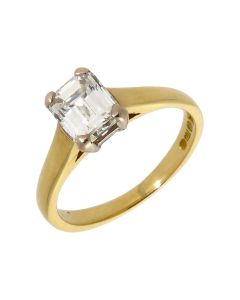 Pre-Owned 18ct Yellow Gold 1.10 Carat Diamond Solitaire Ring