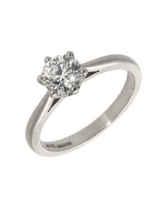 Pre-Owned Platinum 1.00 Carat GIA Diamond Solitaire Ring