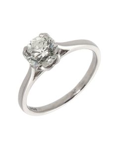 Pre-Owned Platinum 1.00ct Diamond Solitaire Ring