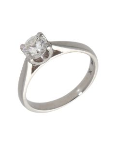 Pre-Owned Platinum 0.48ct Diamond Solitaire Ring