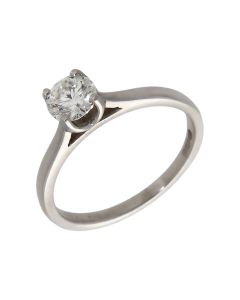 Pre-Owned Platinum 0.39ct Diamond Solitaire Ring