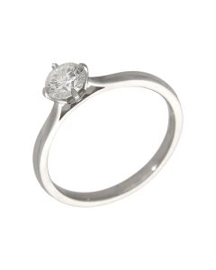 Pre-Owned Platinum 0.50ct GIA Diamond Solitaire Ring