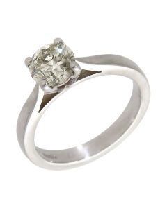 Pre-Owned Platinum 1.19ct Diamond Solitaire Ring