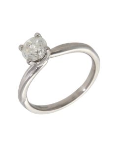 Pre-Owned Platinum 0.92ct Diamond Solitaire Ring