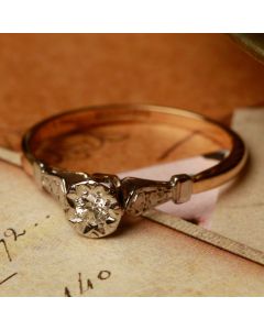 Pre-Owned Vintage Diamond Solitaire Ring