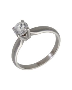 Pre-Owned Platinum 0.73ct VVS1 Diamond Solitaire Ring