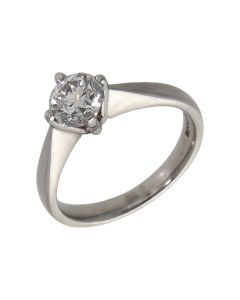 Pre-Owned Platinum 1.00ct Diamond Solitaire Ring