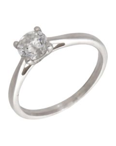 Pre-Owned 9ct White Gold 0.50ct Diamond Solitaire Ring