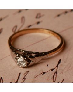 Pre-Owned Vintage Diamond Solitaire Ring