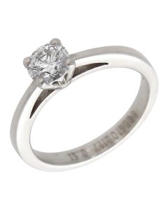 Pre-Owned Platinum 0.51ct Diamond Solitaire Ring