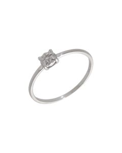 Pre-Owned 9ct White Gold Lightweight Diamond Solitaire Ring