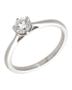 Pre-Owned Platinum 0.50ct GIA Diamond Solitaire Ring