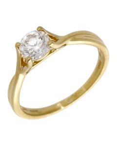 Pre-Owned 18ct Gold 0.80ct Lab Grown Diamond Solitaire Ring