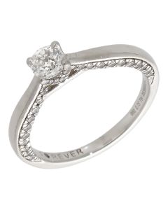 Pre-Owned Platinum 0.40ct Diamond Solitaire Ring