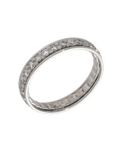 Pre-Owned Platinum Diamond Full Eternity Band Ring