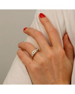 Pre-Owned 18ct Yellow & White Gold 0.70ct Diamond Eternity Ring