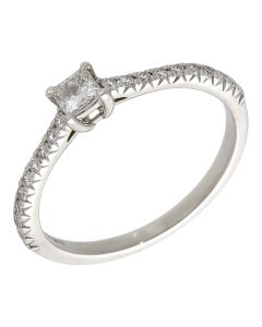 Pre-Owned Tiffany & Co Platinum Diamond Solitaire Ring
