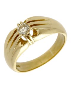 Pre-Owned Vintage 1970 18ct Yellow Gold Diamond Dress Ring