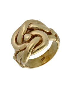 Pre-Owned 9ct Yellow Gold Heavy Knot Ring