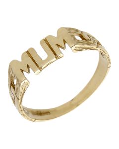Pre-Owned 9ct Yellow Gold Mum Ring