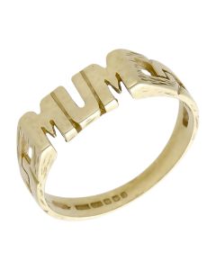 Pre-Owned 9ct Yellow Gold Mum Ring