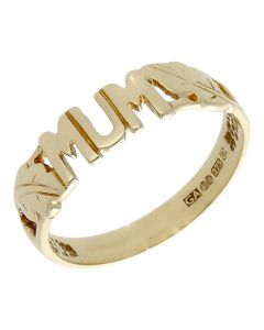 Pre-Owned 9ct Yellow Gold Mum Ring