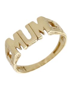 Pre-Owned 9ct Yellow Gold Mum Ring