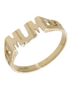 Pre-Owned 9ct Yellow Gold Mum Ring